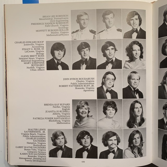 1973 VIRGINIA TECH YEARBOOK, THE BUGLE, BLACKSBURG, VA eBay