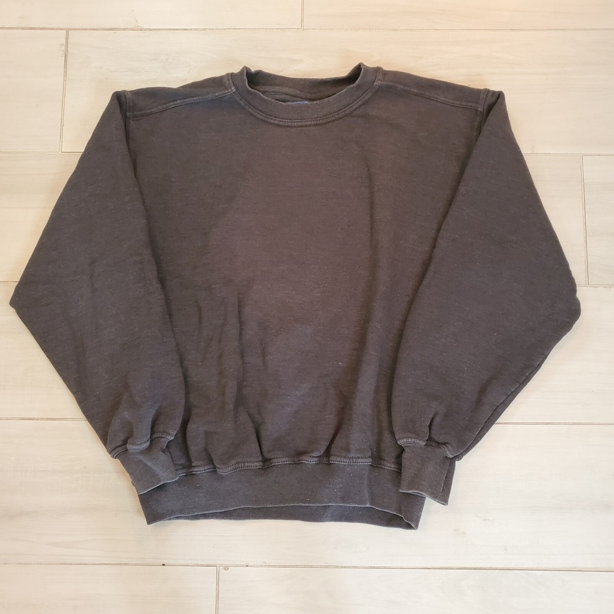 VTG Pluma 90s Russell Athletic Sweatshirt Sz L Gray Blank 