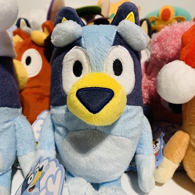 Bluey Cartoon Disney Tv Show Pet Dog Plush Toy Blue Heeler