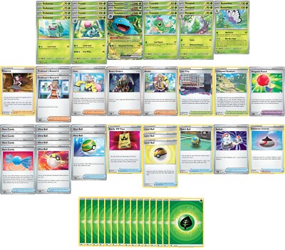 Elite Grass Pokemon Deck - Bulbasaur Venusaur Original 151 - Powerful - 60 Card! | eBay Elite Grass Pokemon Deck - Bulbasaur Venusaur Original 151 - Powerful - 60 Card! | eBay