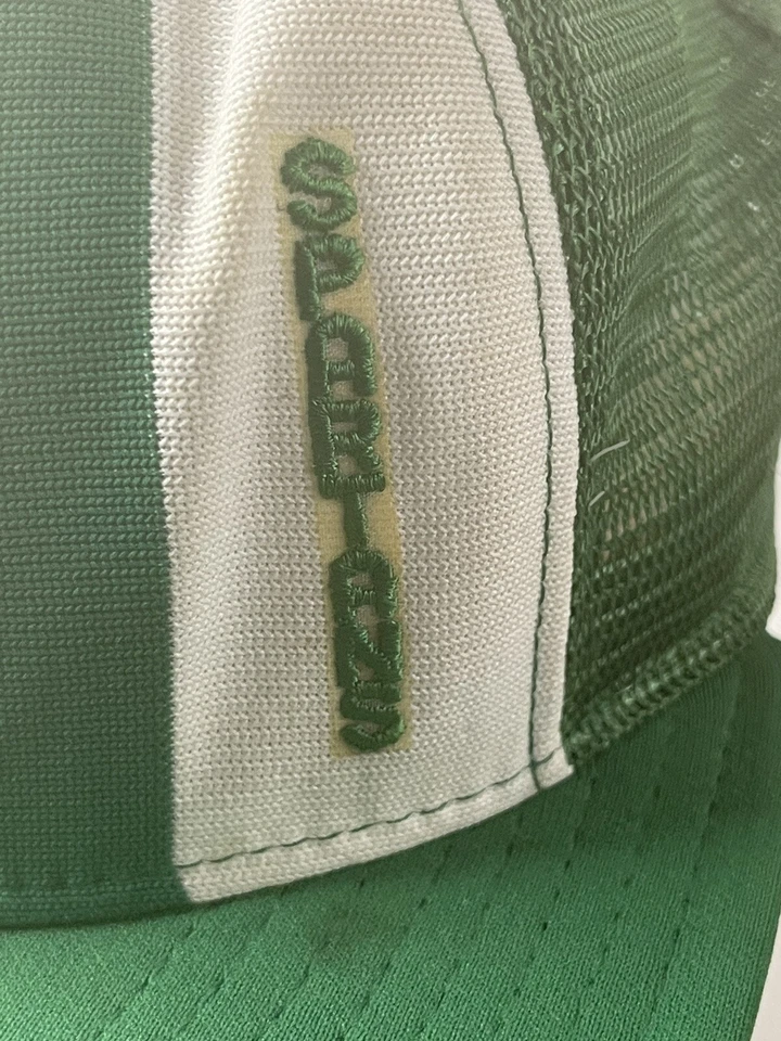 Винтажная кепка Michigan State Spartans AJD Lucky Stripes MSU Football Trucker NCAA - Изображение 4 из 4