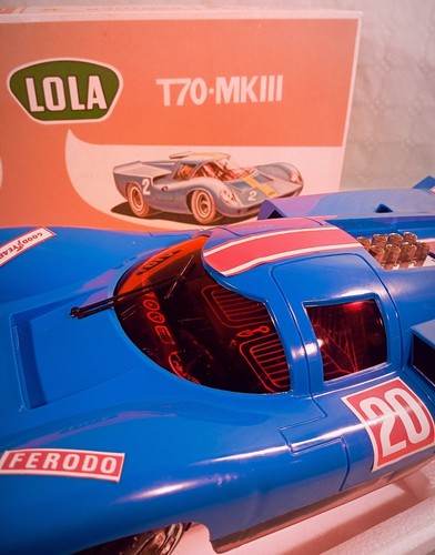Auto LOLA T70 --telecomandata-- 60s race car F1 ferrari porsche polistil bburago - Picture 3 of 7