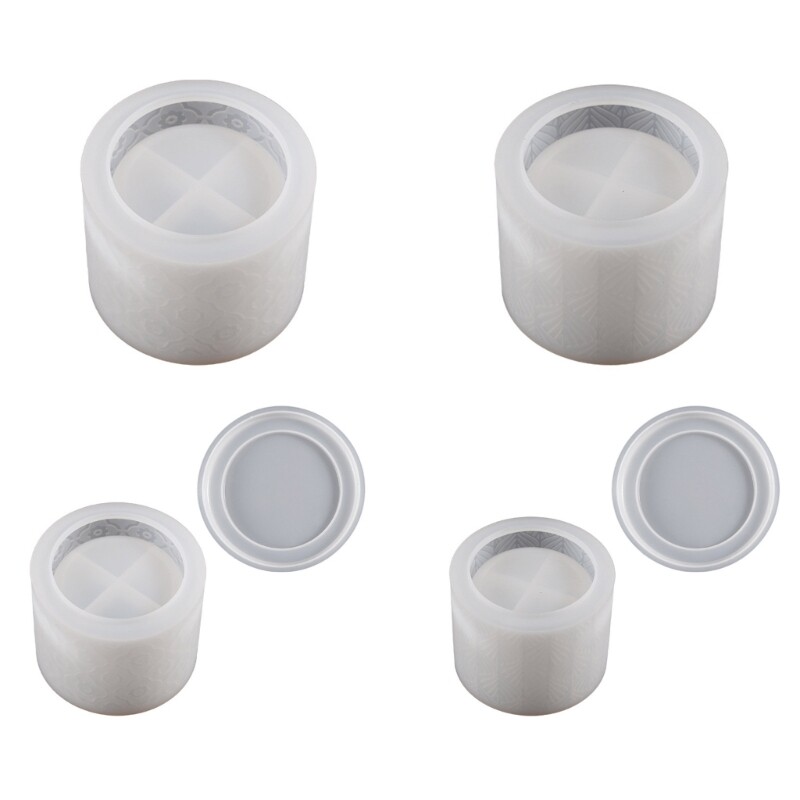 Silicone Candy Jar Molds Epoxy Resin Casting Tool for DIY Jewelry Organiser Box