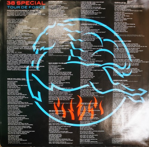 38 Special Tour De Force LP Vinile 33 Giri Prima Stampa USA 1983 - Foto 4 di 6
