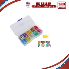 Mini Blade Fuses (120pcs) &ndash; Automotive Replacement Kit w/Puller