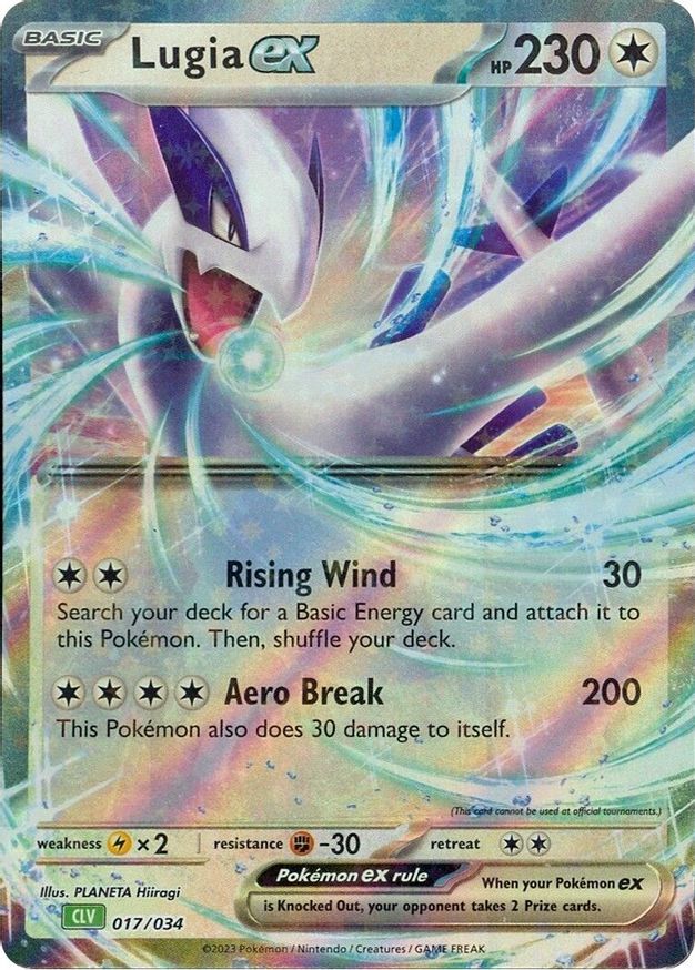Pokemon Lugia ex (17/102) Trading Card Game Classic LP HOLO