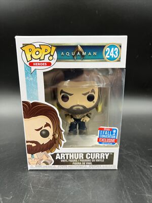 Funko Pop! Heroes: Aquaman #243 Arthur Curry 2018 Fall Convention Exclusive 