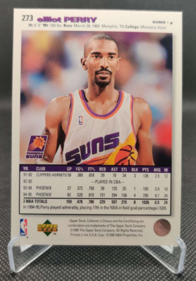 NBAカード コレクション 1995-96 Collector's Choice #273 Elliot Perry Phoenix Suns