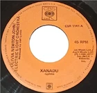 OLIVIA NEWTON-JOHN "Xanadu" 1980, MADE IN PERU (SPANISH TITLES) 7" (VG+)