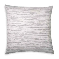 Donna Karan Collection Luna Euro Pillow Sham 26in x 26in Platinum +