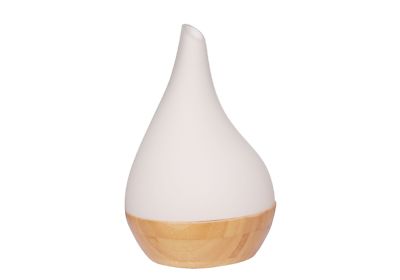 EcoGecko Aromatherapy Bamboo Base with Glass Top Essential Oil Diffuser
