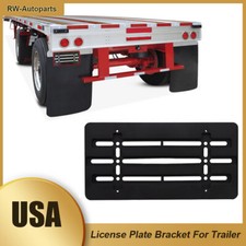 Rear Front License Plate Bracket Frame For Trailer Rv Truck Bus Bumper Tag Rear Front License Plate Bracket Frame For Trailer Rv Truck Bus Bumper Tag
