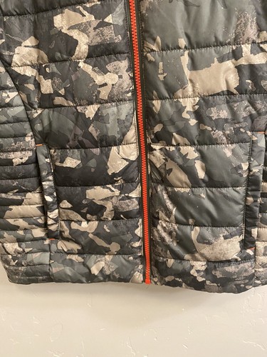 Pacific Trail Boys Size 14/16 Green Camouflage Puffer Jacket - Picture 7 of 20