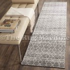 FORTUNA SILVER GREY MOROCCAN DIAMONDS STYLE MODERN RUG RUNNER 80x300cm *NEW**