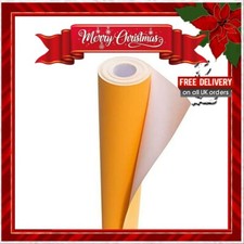 Orange Poster Paper Roll 10m – Backing Paper for Wall Decor, Craft, School & Art