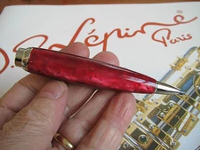 Jean-Pierre Lepine Attila AT47P red marble resin 3.2mm mech pencil MIB