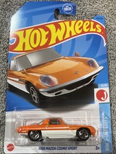 hot wheels 1968 mazda cosmo sport, orange 