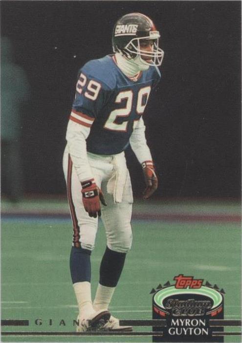 1992 Topps Stadium Club Myron Guyton #571 - 1 of 2