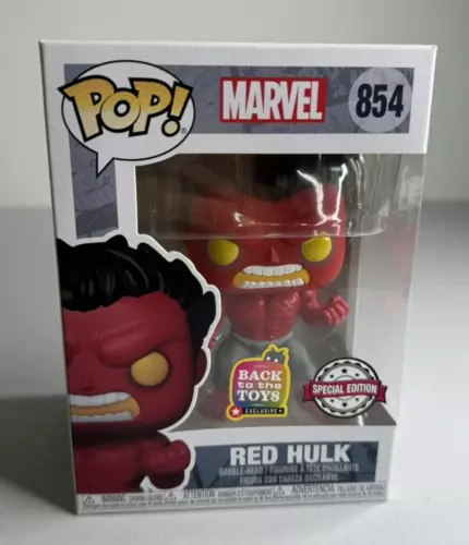 Funko Pop! - RED HULK 854 ☆ Marvel ☆ Edición Especial - Back to the Toys ☆ NUEVO