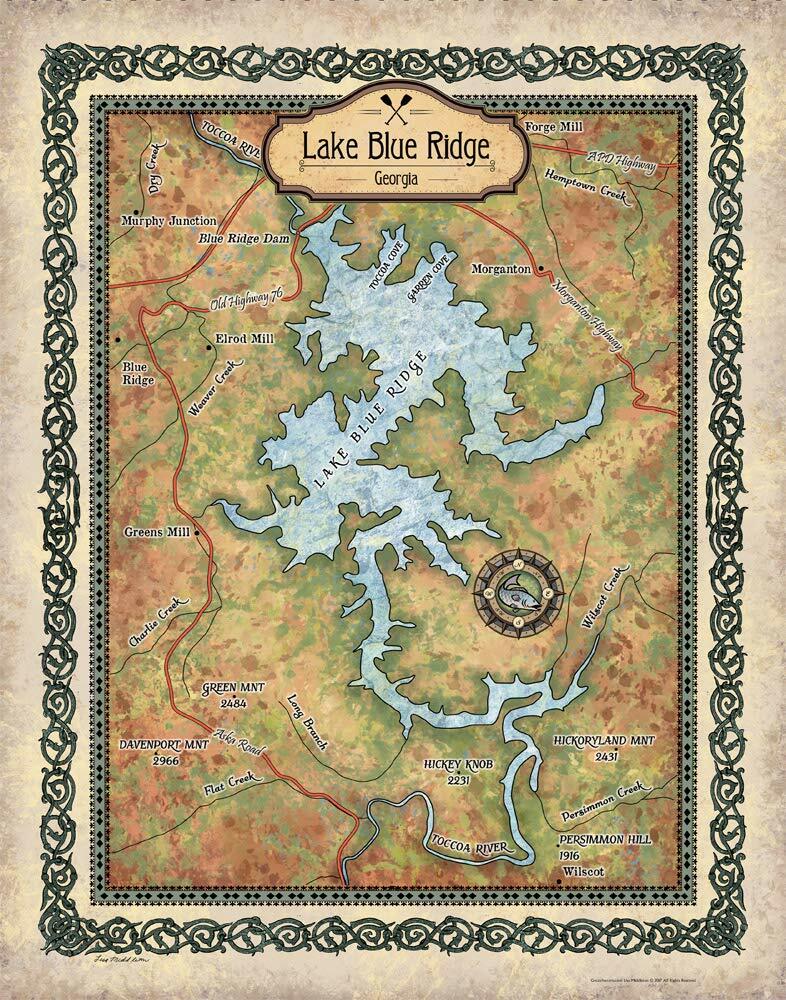 Blue Ridge Georgia Map