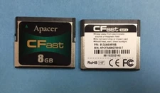 Apacer 8GB Compact Flash M/N: APCFA008GT6HS-T  P/N: 81.3L040.M510B