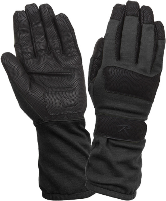 Black Fire Resistant Griplast Textured Reinforced Long