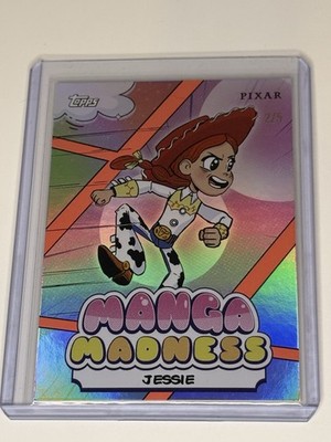 2026 Topps Disney Neon Manga Madness Jessie Toy Story Numbered Refractor/5