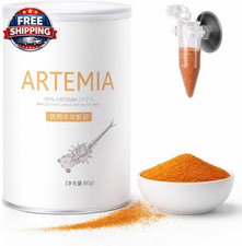 Decapsulated Brine Shrimp Eggs Non Hatching, Feeder Included, Natural High Prote
