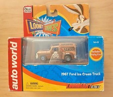 Auto World Looney Tunes 1967 Ford Ice Cream Truck ThunderJet Ultra  G HO Scale