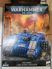 Warhammer 40K Space Marines Land Raider Crusader / Redeemer New Sealed NIB Gam