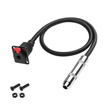 XMSJSIY D-Type 0.5M/1.6FT Cable - 1/4" to 6.35Mm TRS Female Adapter