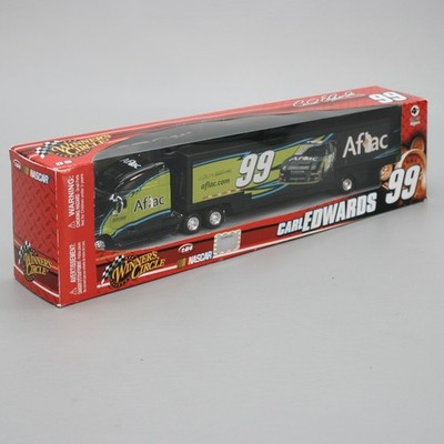 2009 Carl Edwards Aflac Team Truck Transporter Hauler 1/64 Winners Circle Nascar