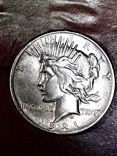 1921 P Peace  beautiful  ch bu high relief clearance  was $475 now $375