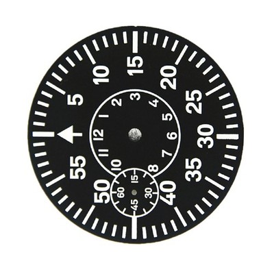 Watch Dial Green Luminous Watch Face Plate For ETA 6497 Seagull ST3600 Parts