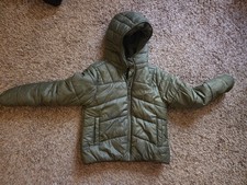 Girls DSG Dicks Sporting Goods Olive Hooded Puffer Jacket Size MEDIUM