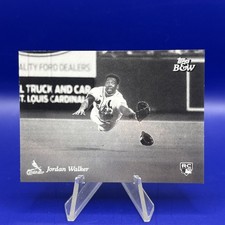 2023 Topps Black & White #79 Jordan Walker Image Variation SP Rookie Card RC