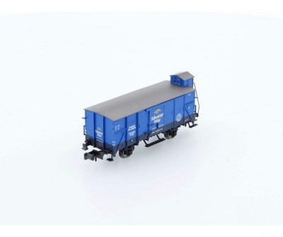 Brawa 67463 N DRG Covered Wagon w. Brake Cab 'Schwarzer Friese'