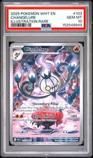 Chandelure 103 Pokemon Wht En-White Flare PSA 10 on eBay
