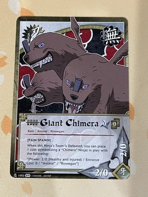 Naruto CCG, Giant Chimera, 1002, 1st Edition, LP