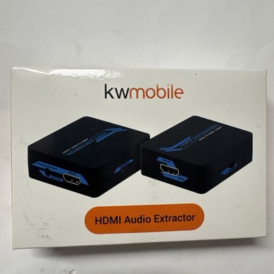kwmobile hdmi audio extractor spdif klinke hdmi audio entkoppler