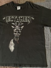 90S 1999 Testament Vintage T-Shirt Metal The Gathering Slayer