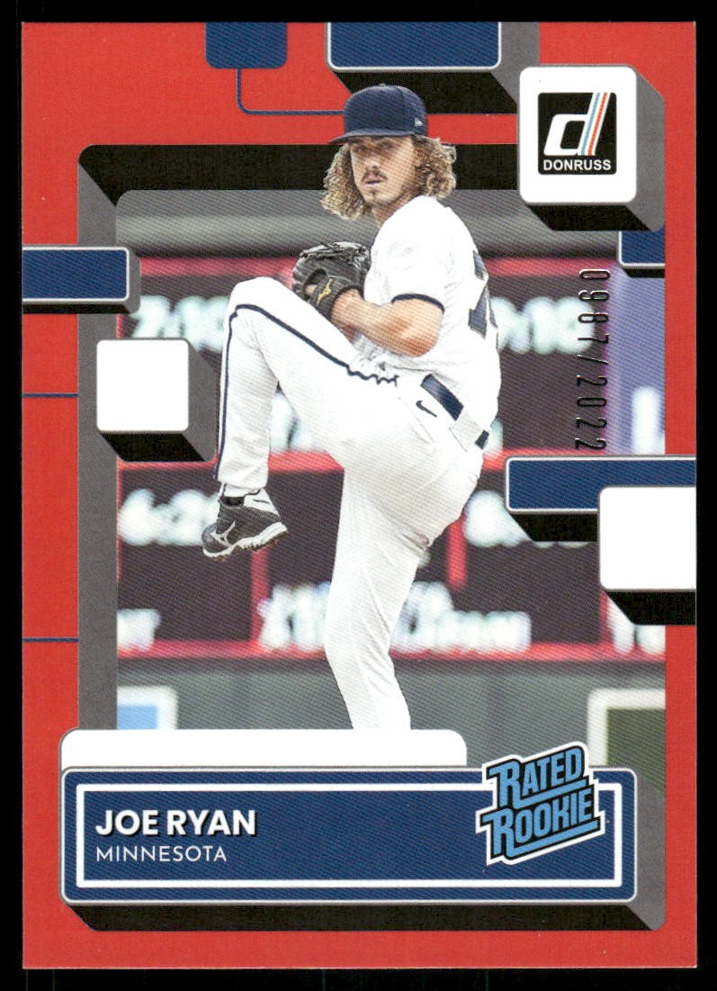 2022 Donruss Red #54 Joe Ryan RR /2022 - BB