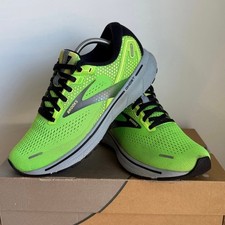 Brooks Ghost 14 Volt Green/Black Men Running Sneakers - SZ 7