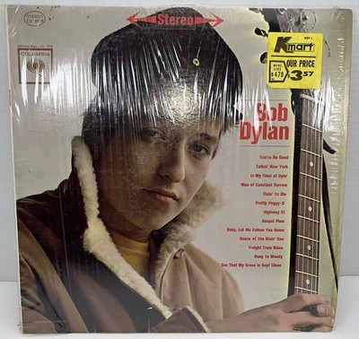 BOB DYLAN '' BOB DYLAN '' LP EX JK EX still in shrink with Kmart price sticker