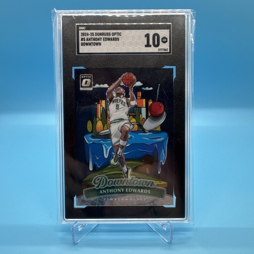 Anthony Edwards #5 2024 Panini Donruss Optic Downtown card