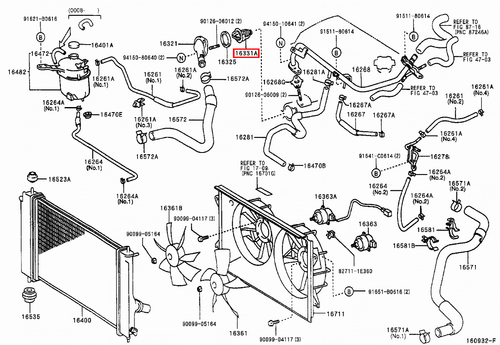 Genuine Camry MCV36 MCV31 Celica ZZT231 ZZT230 3.3 3.0 1.8 Thermostat - Picture 7 of 20