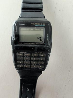 Casio Telememo 30 Data Bank DBC-30 Calculator 1253 Digital Vintage