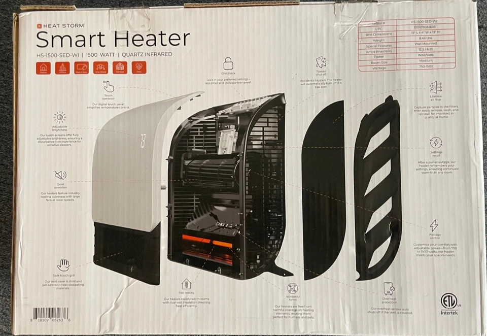 Calentador Wifi Inteligente Interior Heat Storm 1500w Foto 3 de 4