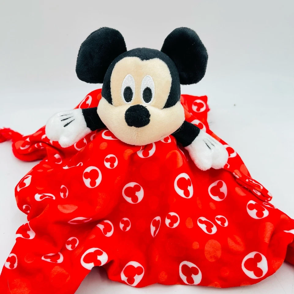 Manta Lovey anudada a lunares rojos Disney Baby Mickey Mouse niños preferidos 2000 Foto 3 de 4