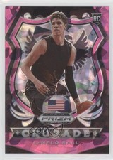 2020-21 Panini Prizm Draft Picks Crusade Pink Ice Prizm LaMelo Ball #83 hu7